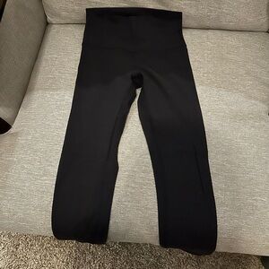 lululemon Align Black High-Waisted Leggings no pockets 28”